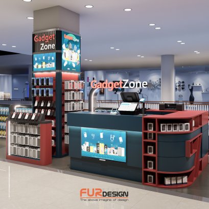 ออกแบบ ผลิต และติดตั้งร้าน : ร้าน  Gadget Zone The Mall บางกะปิ จ.กรุงเทพ